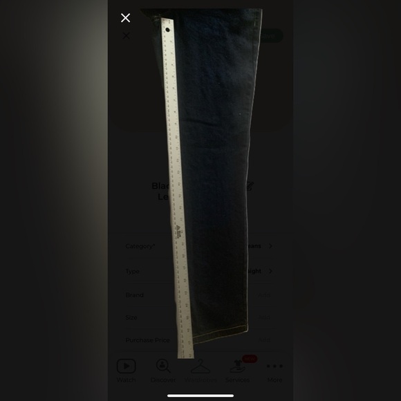 Eighty Two Denim Jeans Skinny Dark Wash 5 Pocket With Belt Loops Size 13 - Picture 8 of 9